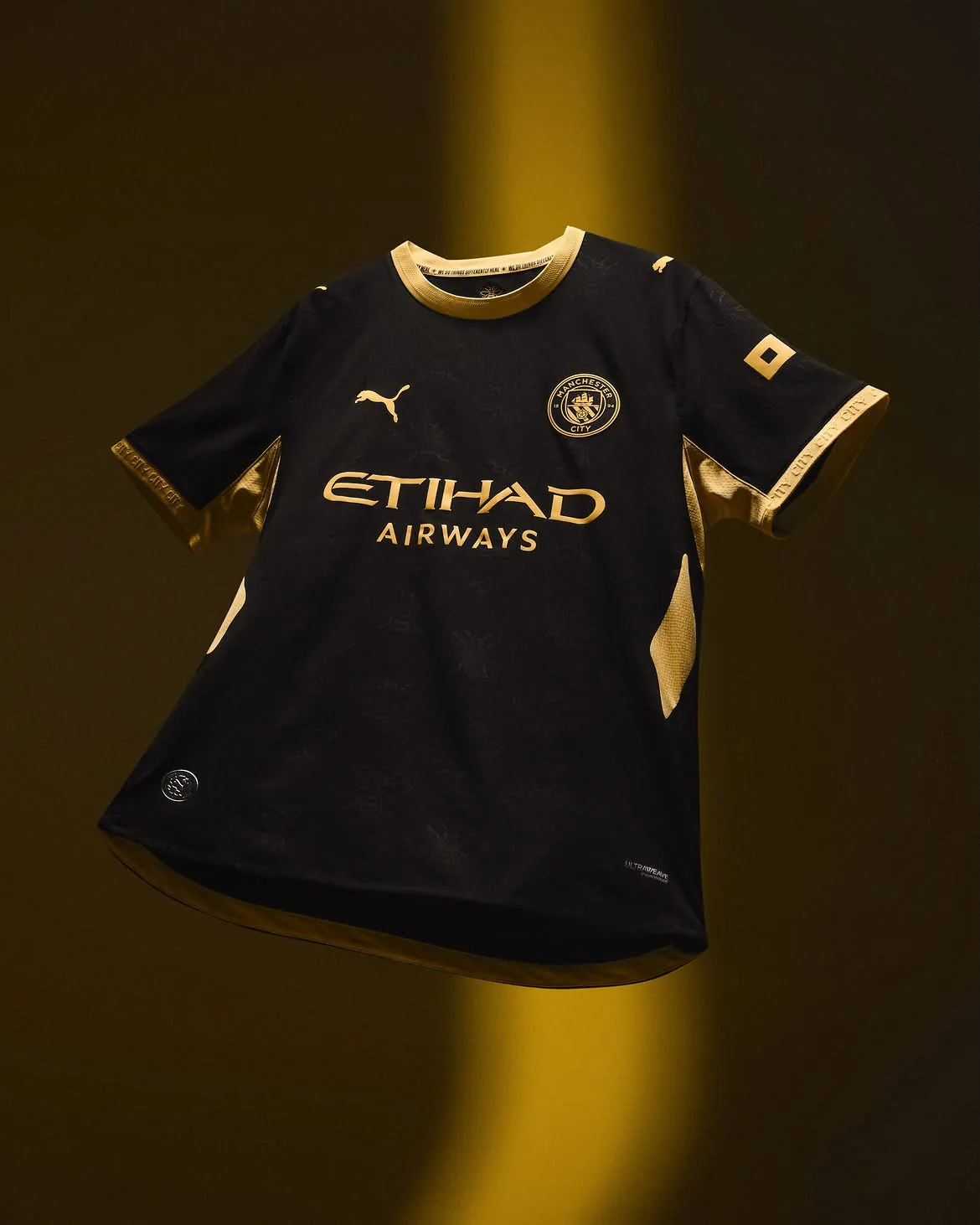 Manchester City Black  T-Shirt