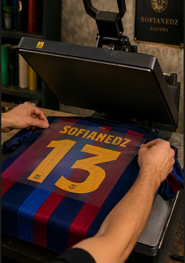 Pose à chaud du flocage